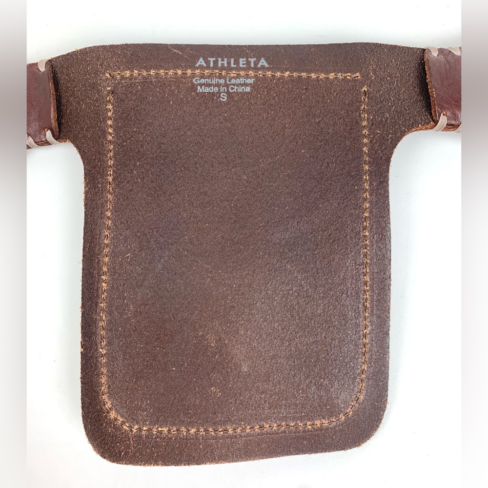 NWT Athleta leather Rio hip belt bag. - Picture 4 of 11
